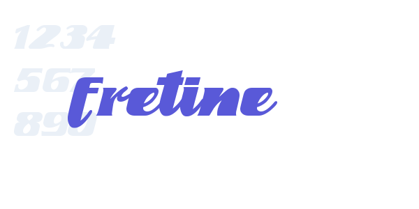 fretine font