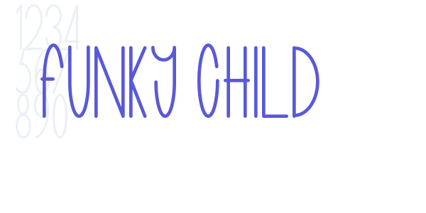 funky child font free