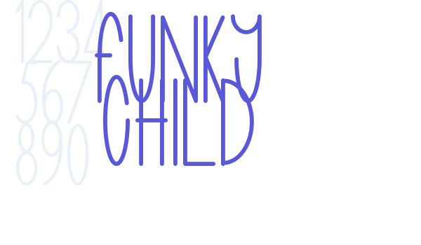 funky child Font