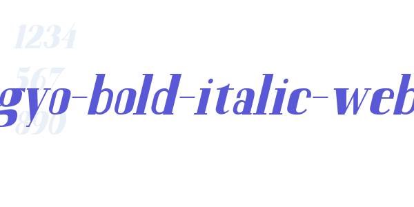 furano-gyo-bold-italic-webfont font