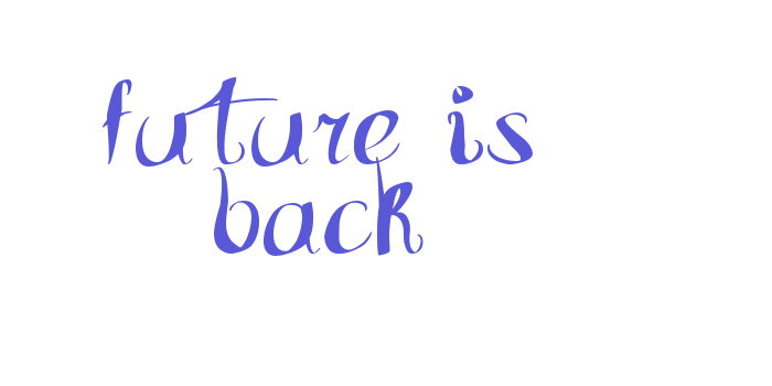 future is back Font Download