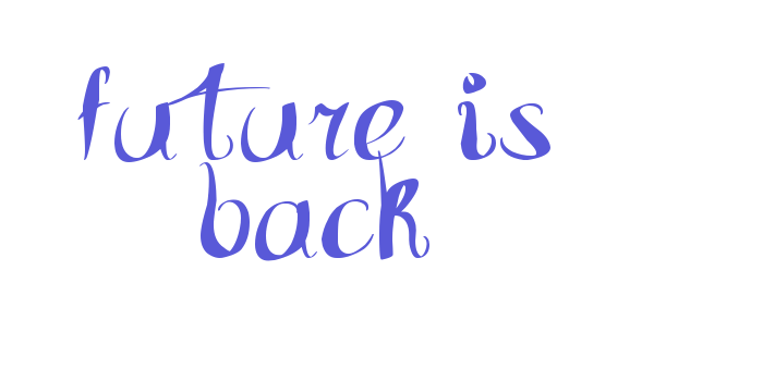 future is back Font