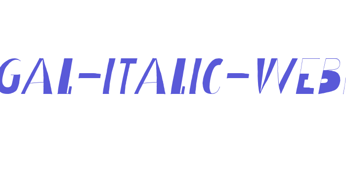 galangal-italic-webfont Font Download