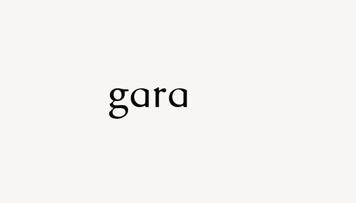 gara font download