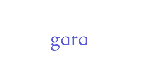 gara Font Download