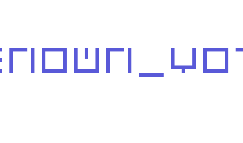 genown_v01 Font