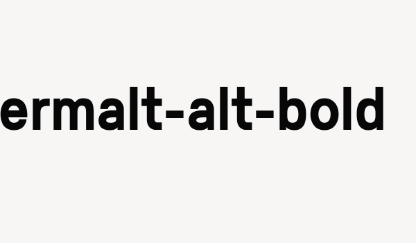 germalt-alt-bold Font