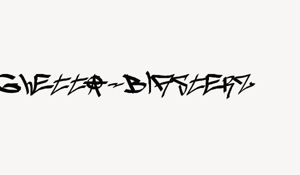 ghetto-blasterz Font