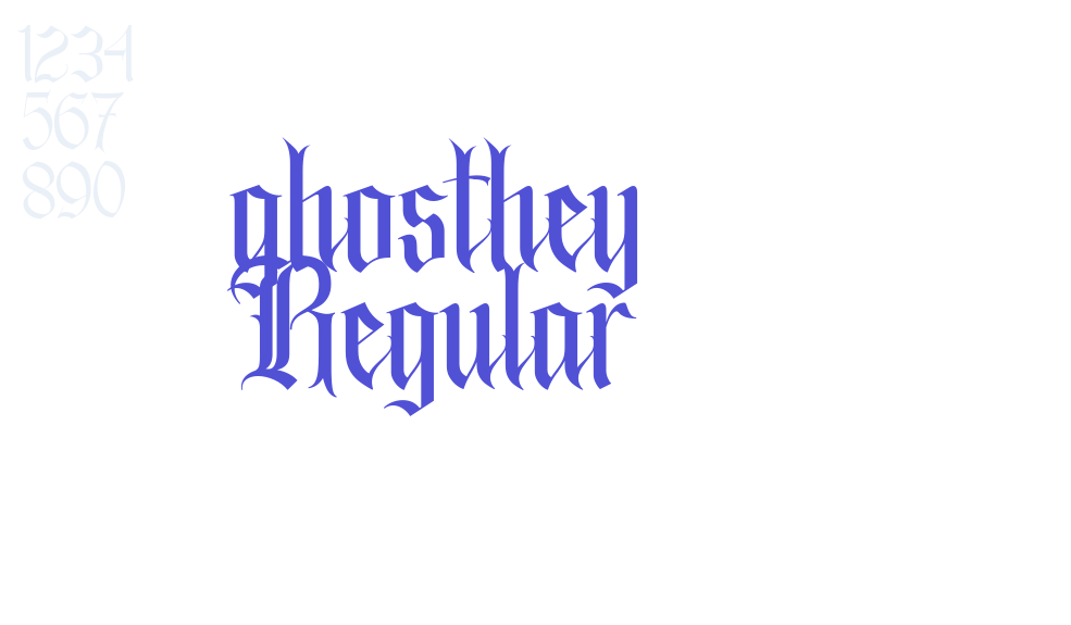 ghosthey Regular-font-download