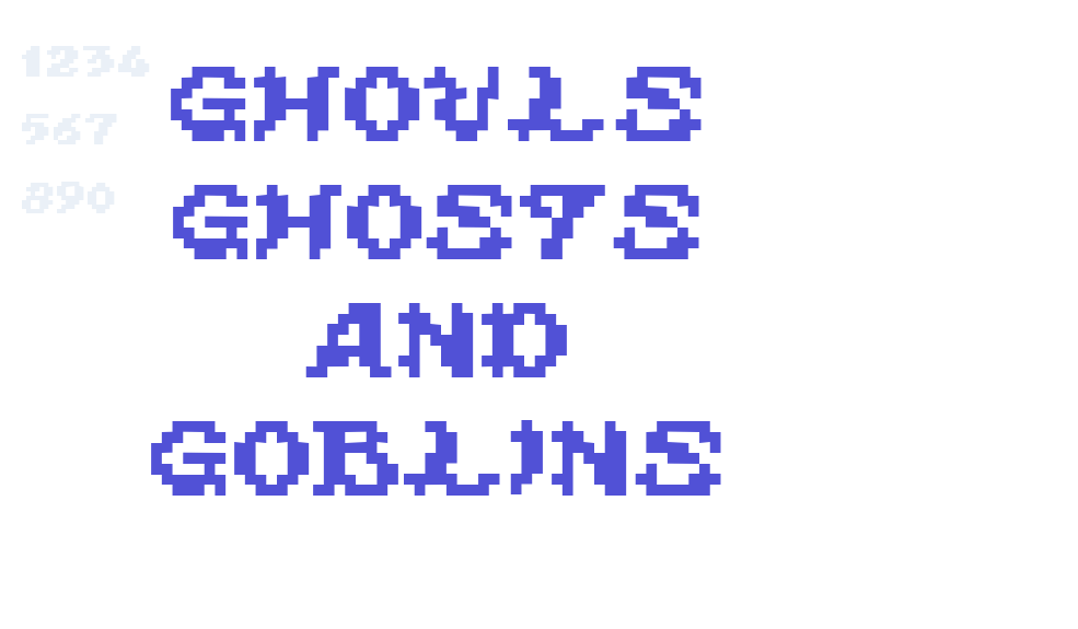 ghouls ghosts and goblins-font-download