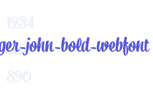 ginger-john-bold-webfont Font