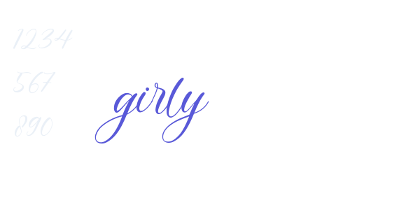 girly font