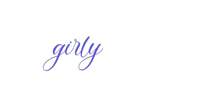 girly Font