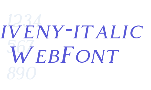 giveny-italic WebFont Font Download