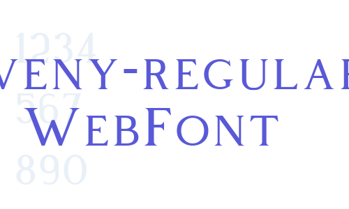 giveny-regular WebFont Font Download