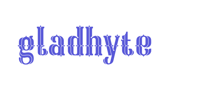 gladhyte Font Download