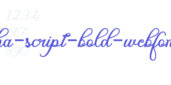 gloretha-script-bold-webfont font free