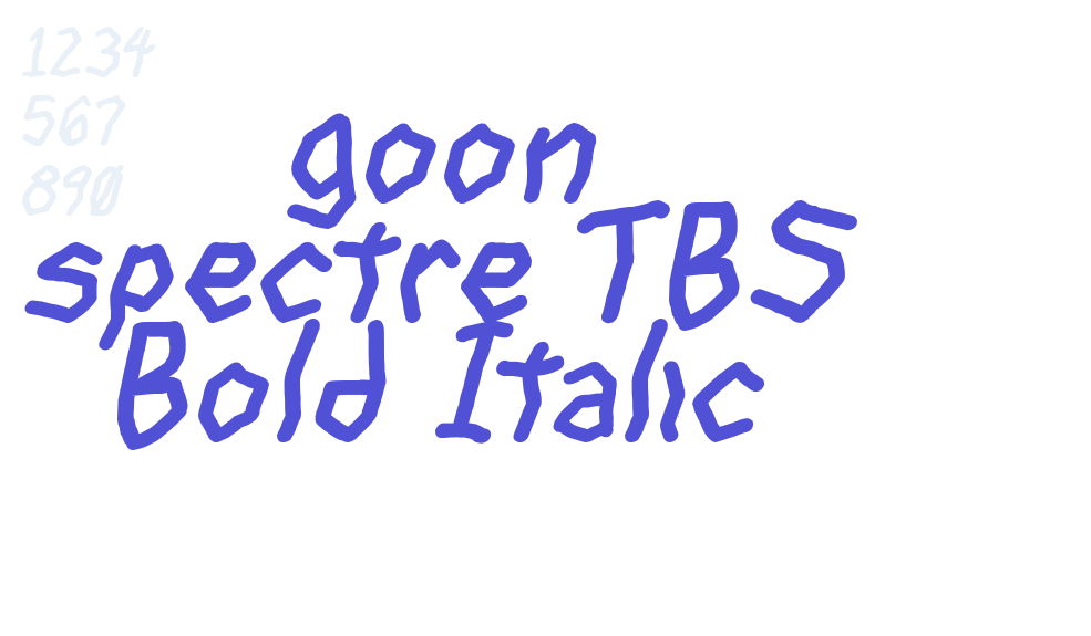 goon spectre TBS Bold Italic-font-download