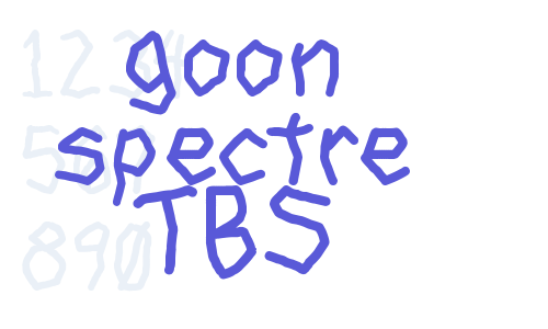 goon spectre TBS Font Download