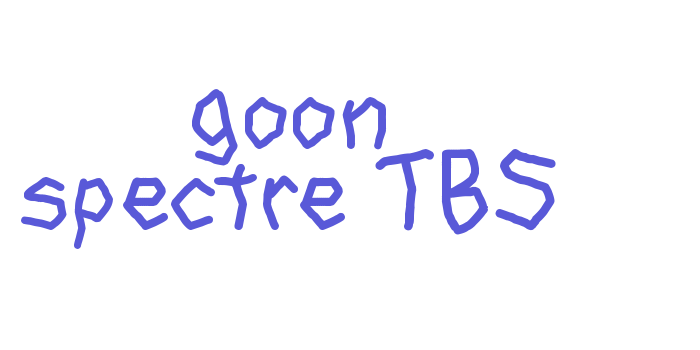 goon spectre TBS Font Download