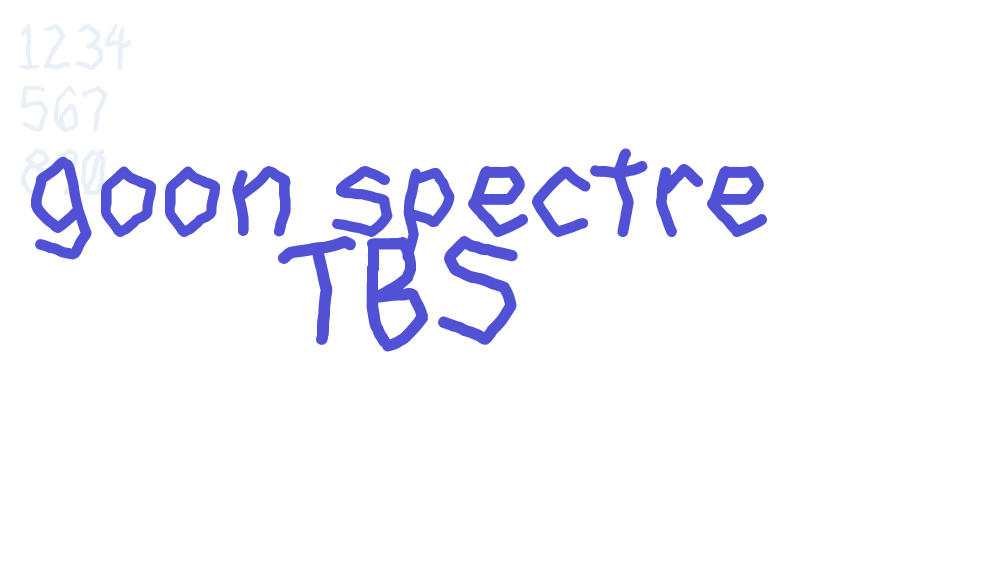 goon spectre TBS-font-download