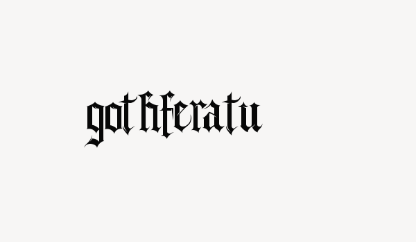 gothferatu Font