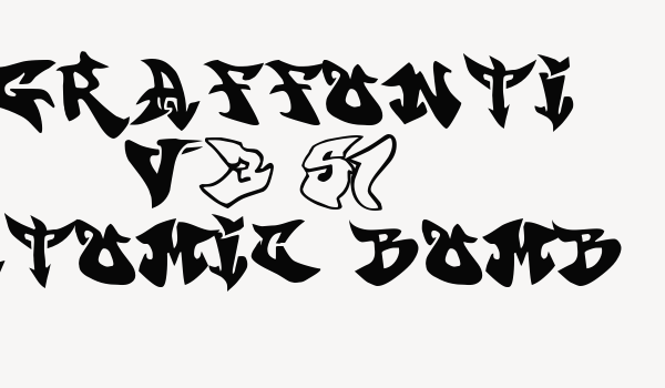 graffonti v3.51  atomic.bomb Font