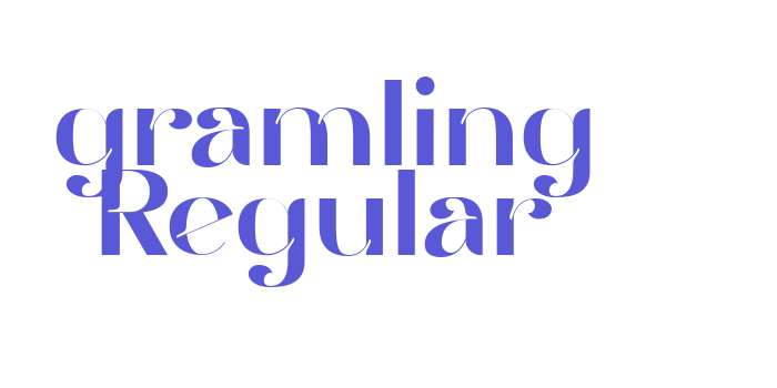 gramling Regular Font Download