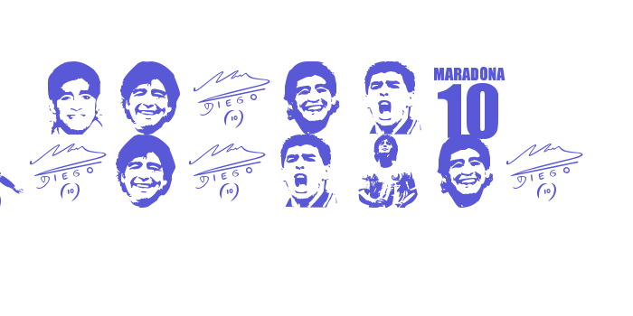 grande maradona Font Download