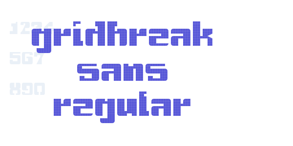 gridbreak sans Regular font free