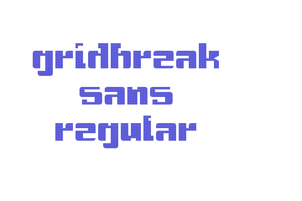 gridbreak sans Regular Font