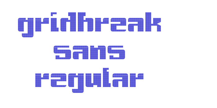 gridbreak sans Regular Font