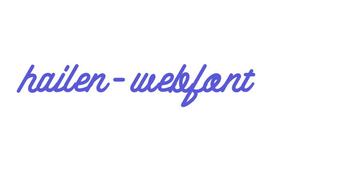 hailen-webfont Font Download