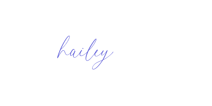 hailey Font