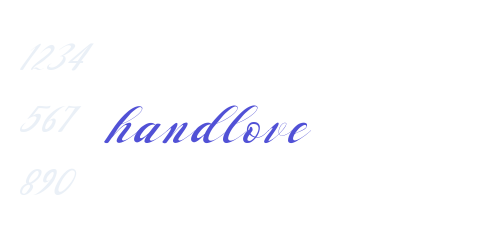 handlove-font-download
