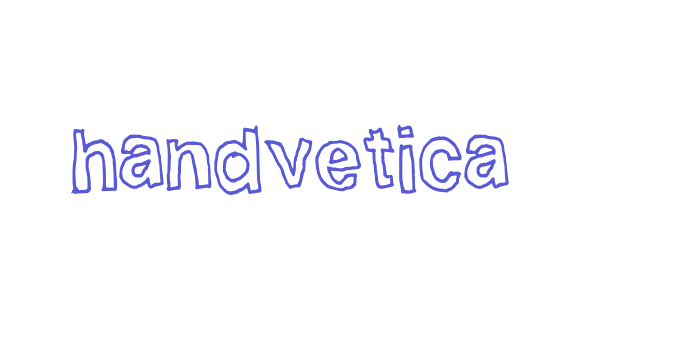 handvetica Font Download