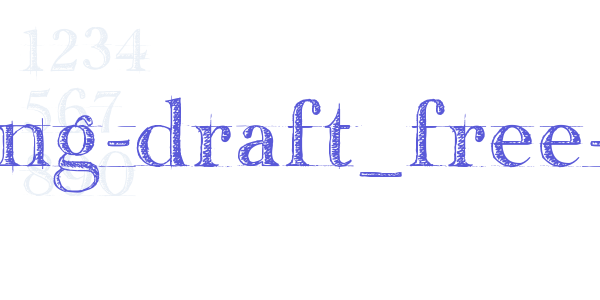 handwriting-draft_free-version font free