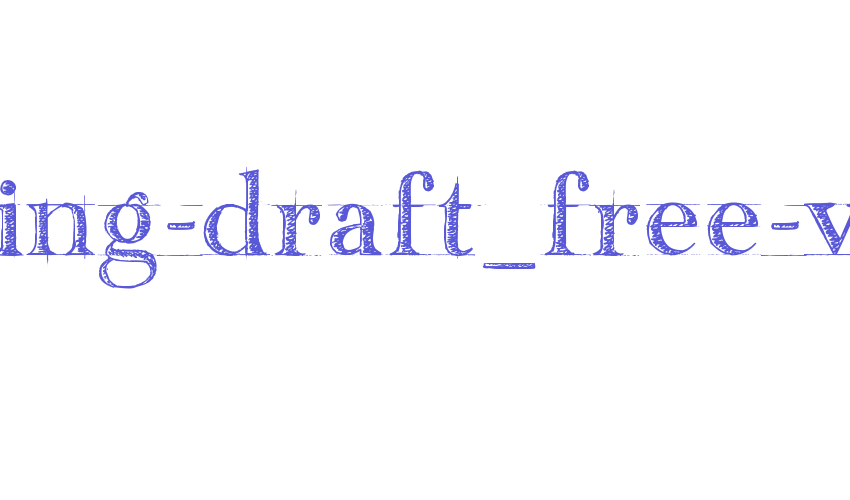 handwriting-draft_free-version Font Download