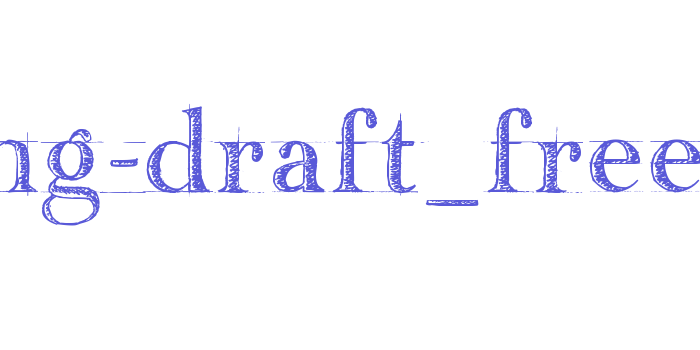 handwriting-draft_free-version Font