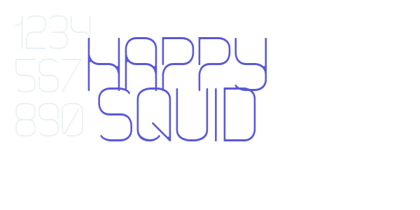 happy squid font free