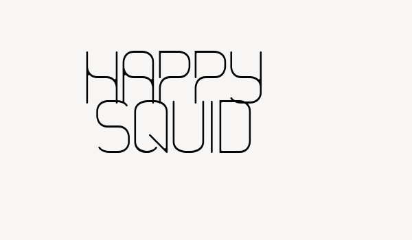 happy squid Font