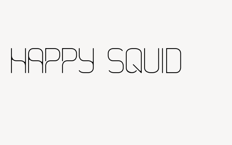 happy squid Font