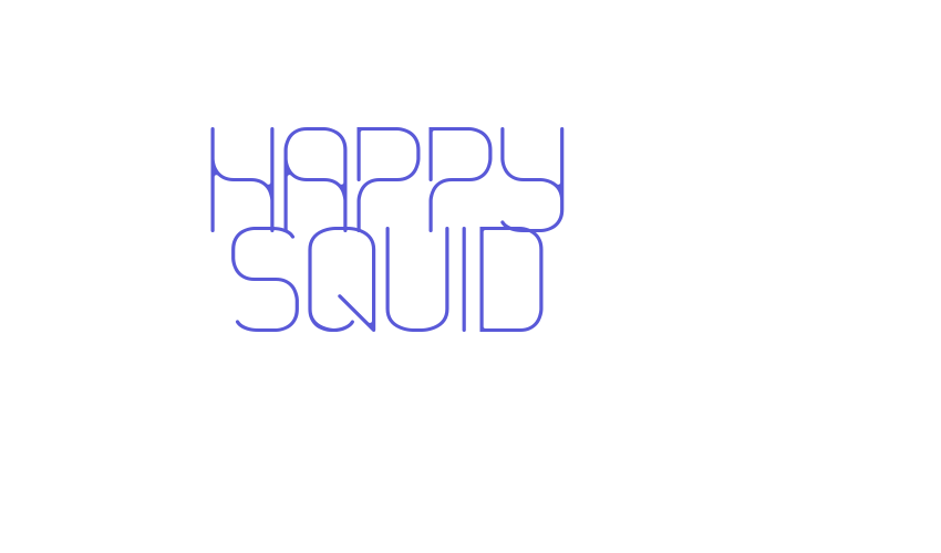 happy squid Font Download