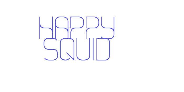 happy squid Font Download