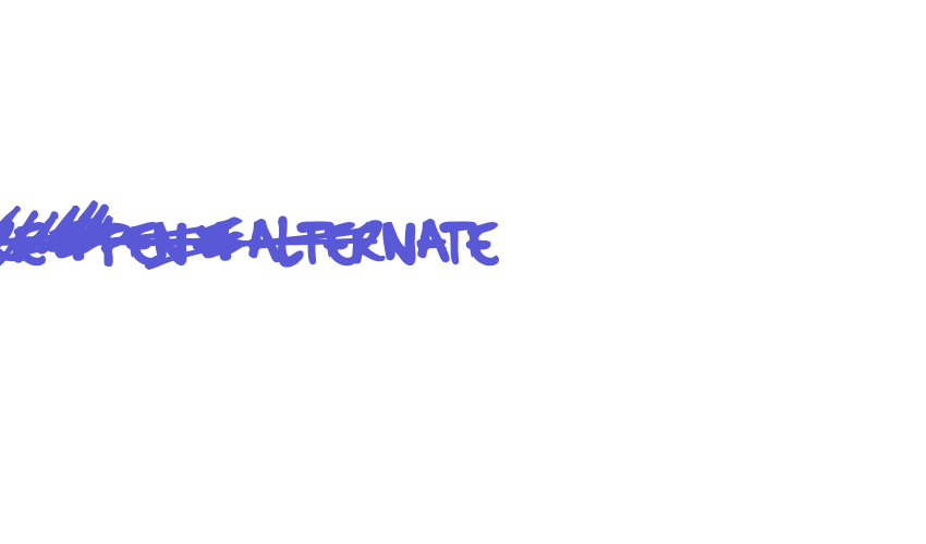 hardcore_pen_alternate Font