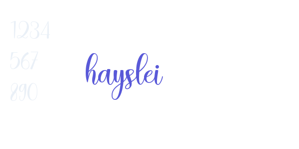 hayslei font free