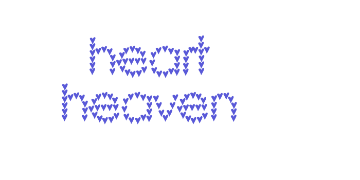 heart heaven Font