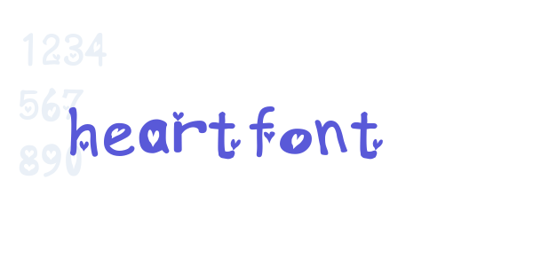 heartfont font