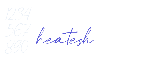 heatesh font free