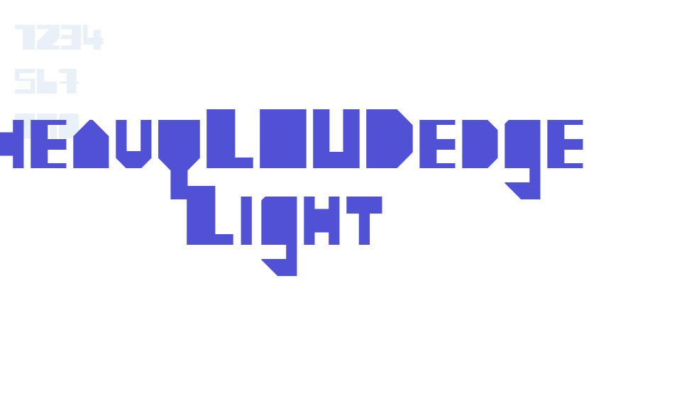 heavyLOUDedge Light-font-download